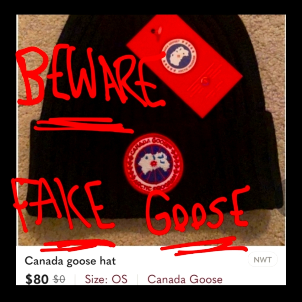 **BUYER BEWARE** Fake/ Counterfeit /Imitation Canada Goose hats & other apparel